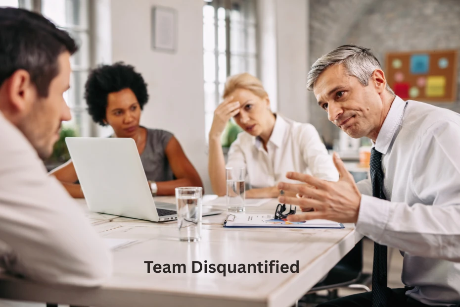 team disquantified